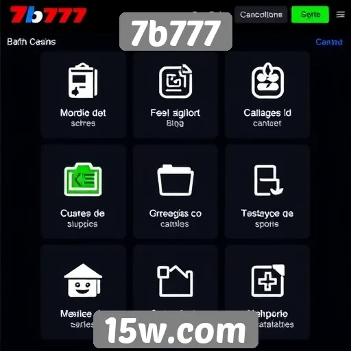 Recursos e funcionalidades do site de jogos 7b777