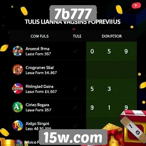 Comparativo entre plataformas de jogos e 7b777